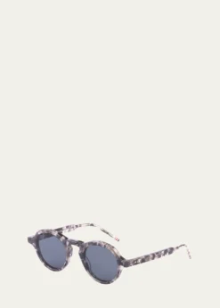 Thom BrowneMen's Acetate Round Sunglasses