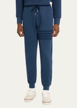 Thom BrowneMen's 4-Bar Cotton Sweatpants