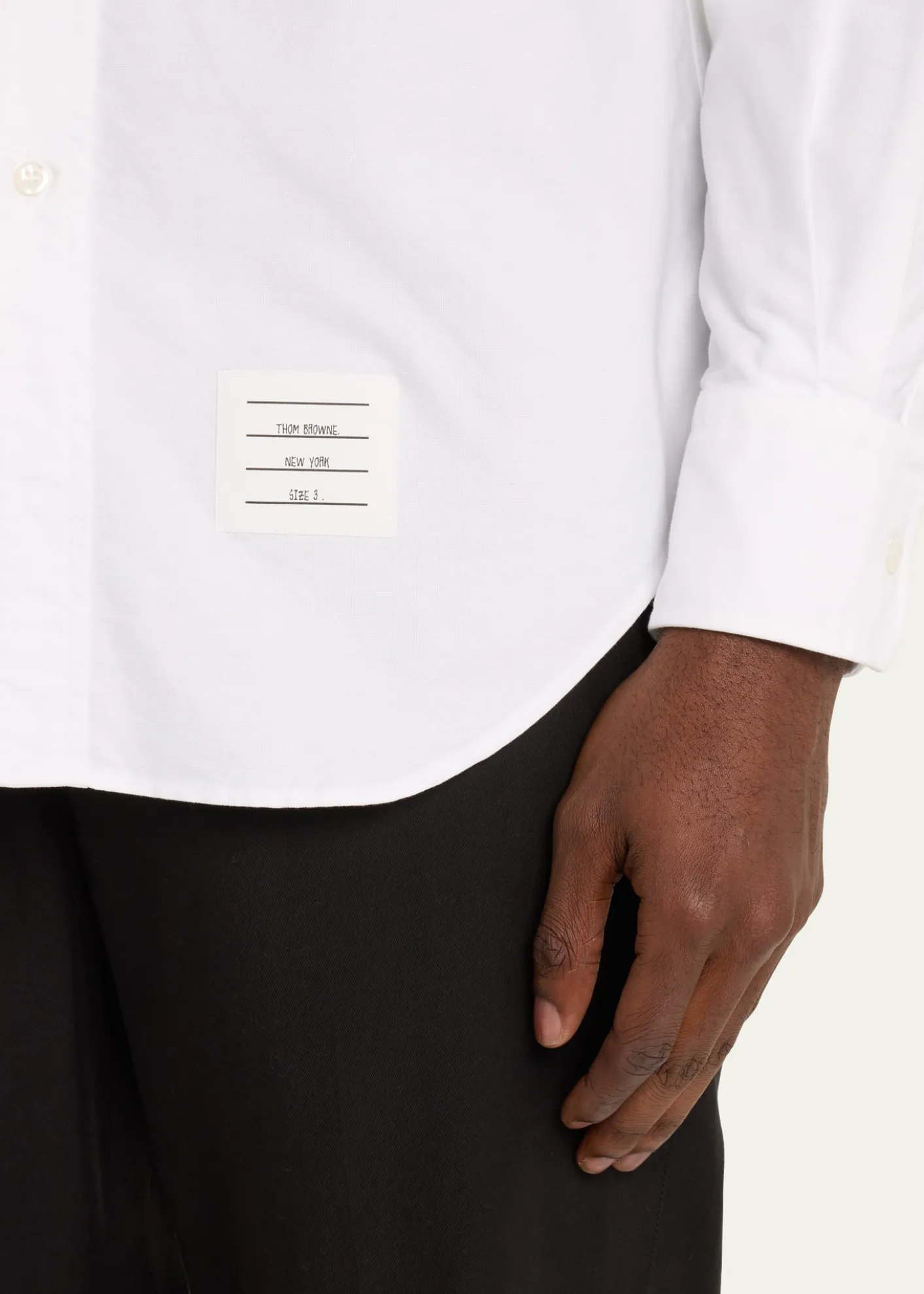 Thom BrowneMen's Classic Sport Shirt w/ Stripes
