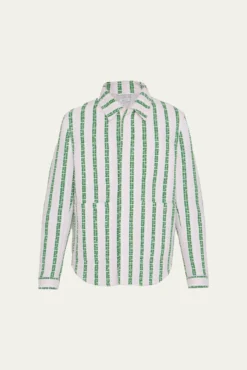 Thom BrowneMen's Rep Stripe Poplin Oversized Overshirt