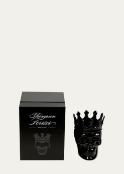 Thompson FerrierBlack Dants Skull Candle, 23.3 oz. - Secret Sucre Scent
