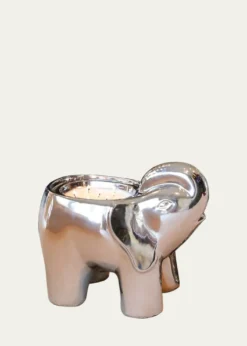 Thompson FerrierSilvertone Grand Elephant Candle, 20 oz.