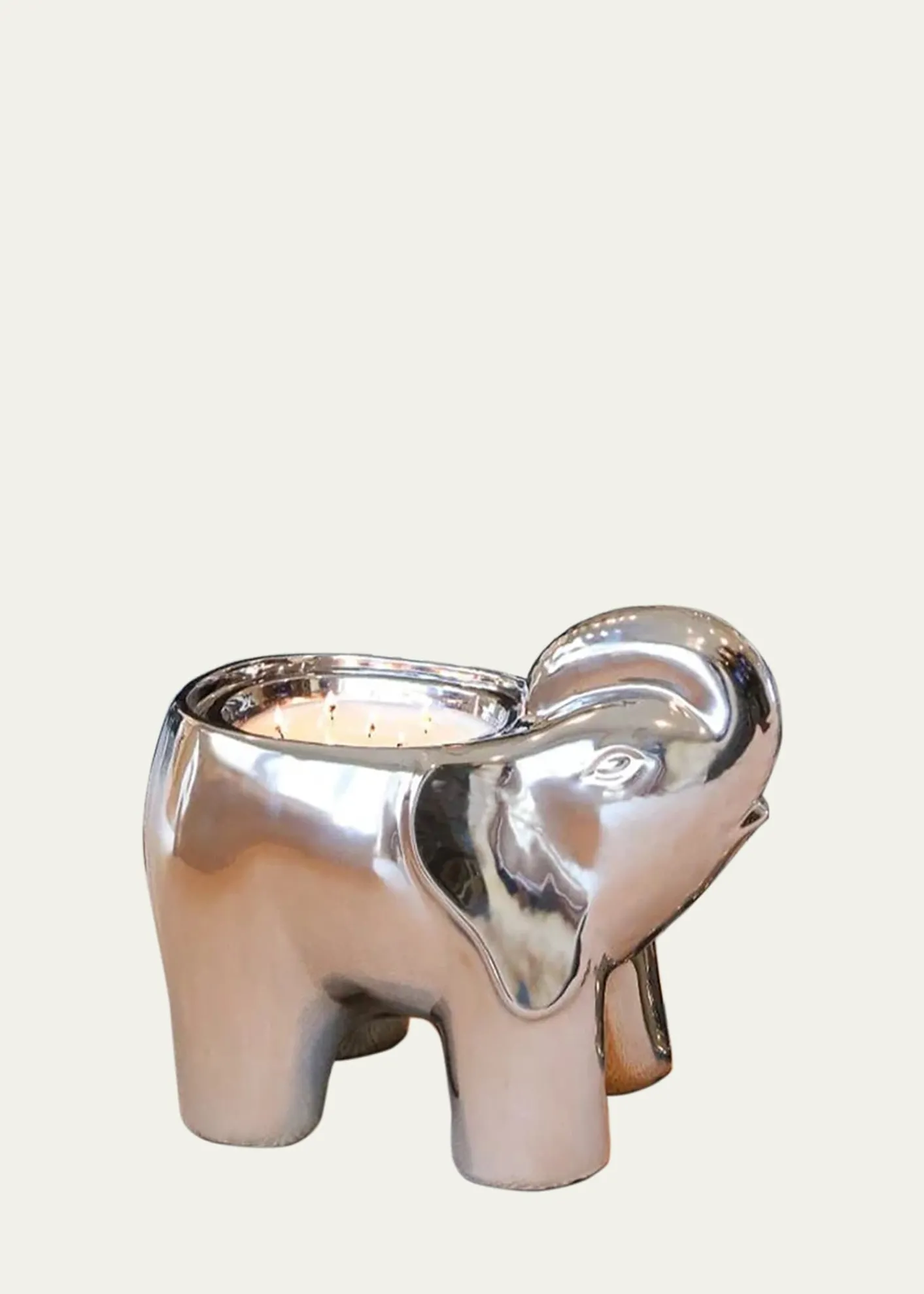 Thompson FerrierSilvertone Grand Elephant Candle, 20 oz.