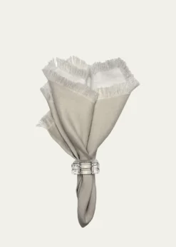 Tina Chen DesignsDouble-Sided Fringe Napkin