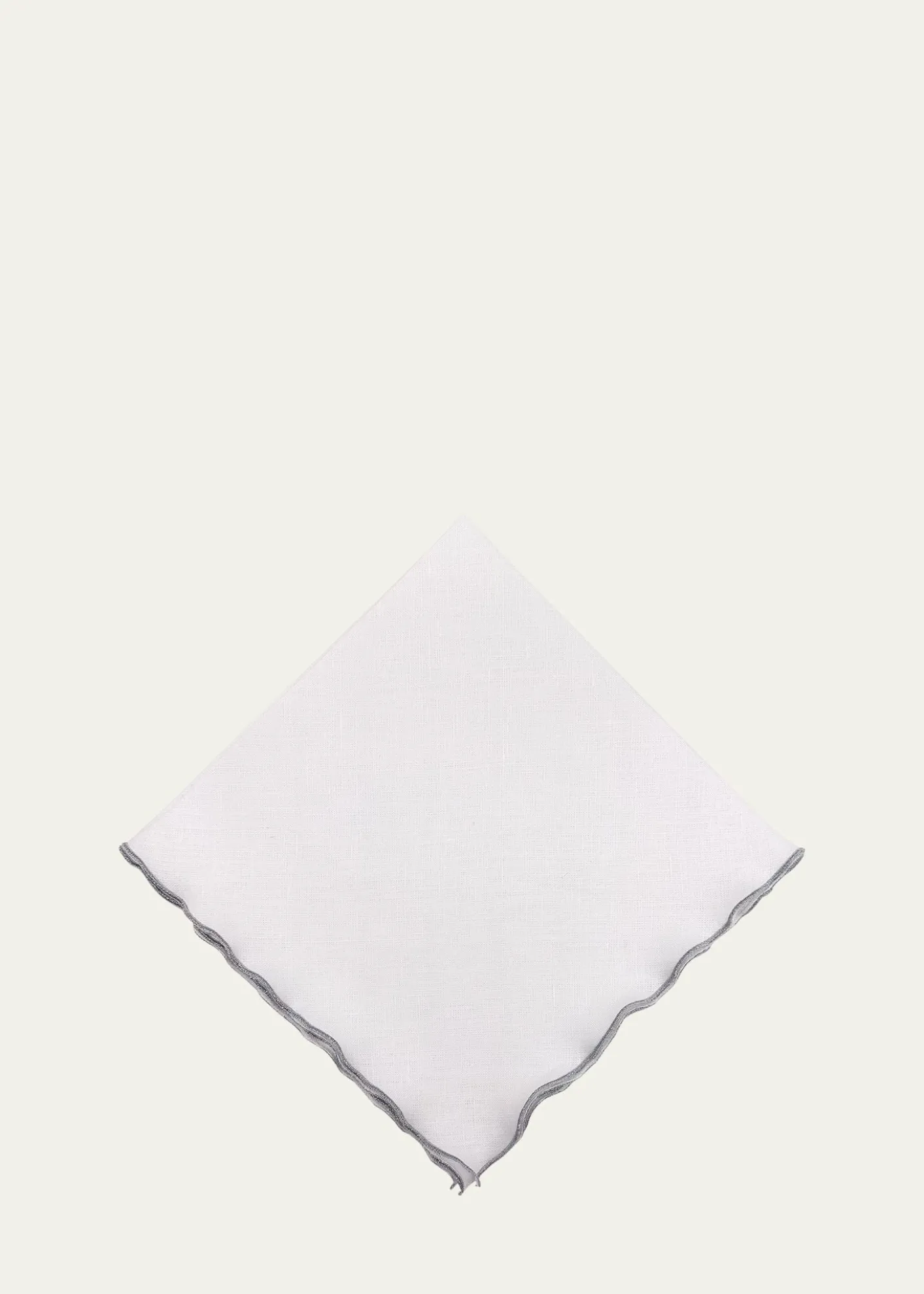 Tina Chen DesignsSilver Lettuce Edge Napkin