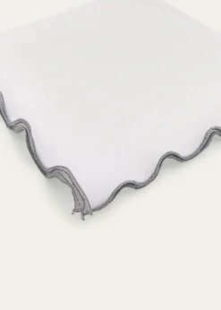Tina Chen DesignsSilver Lettuce Edge Napkin