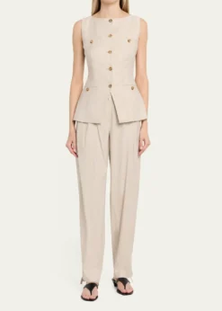 ToccinAmra Boat-Neck Vest