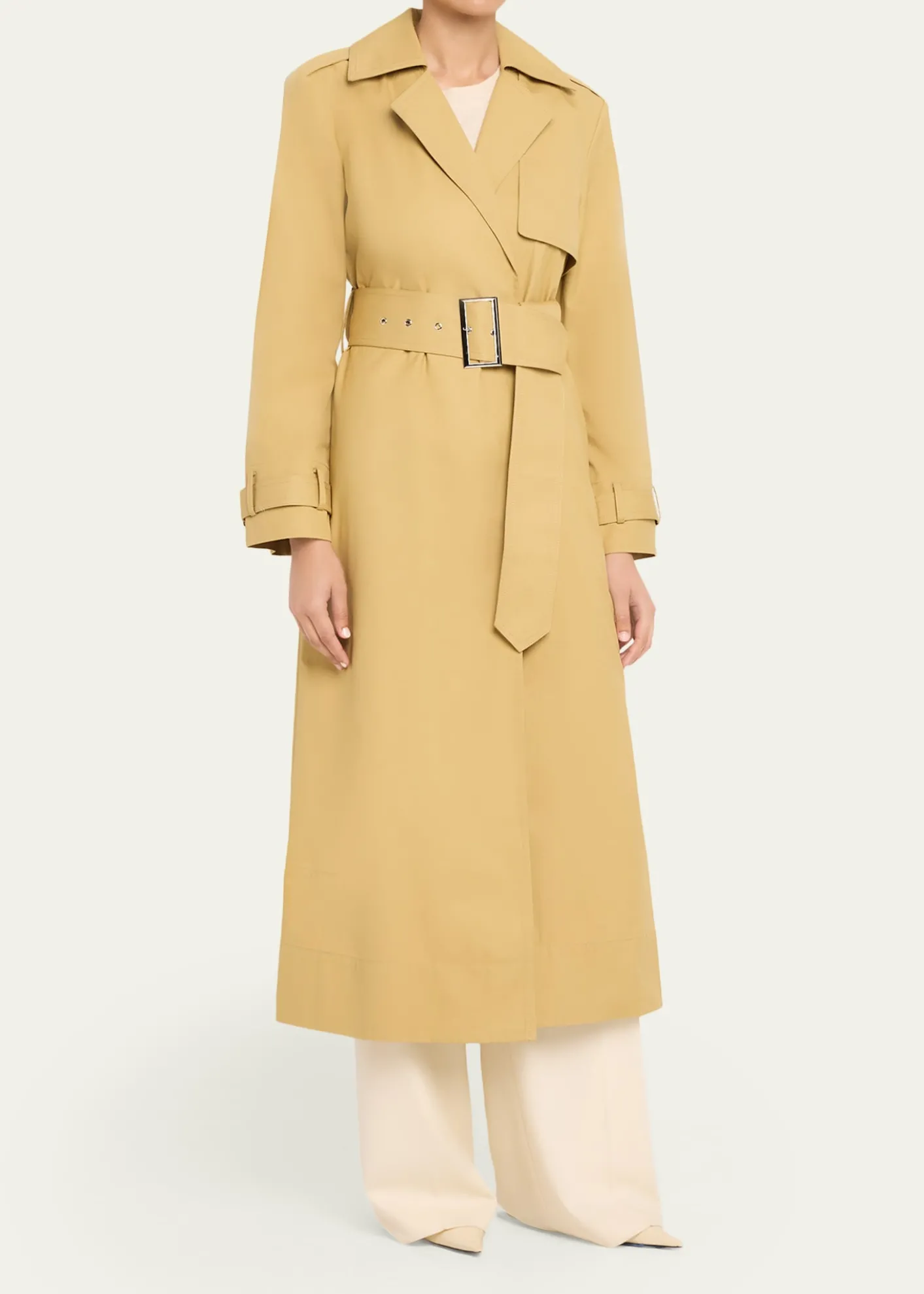 ToccinDeclan Classic Belted Trench Coat