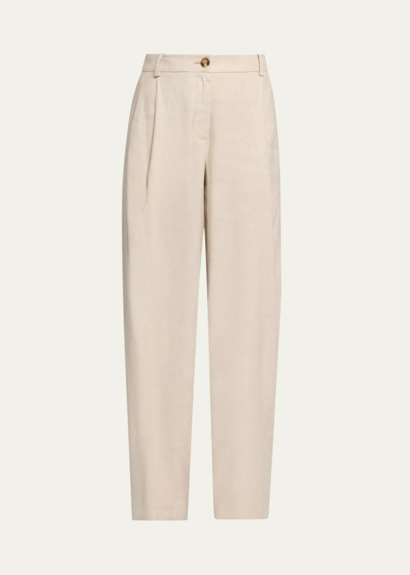 ToccinElowen Pleated Pants with Ankle Ties