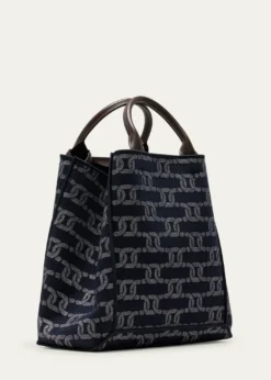 Tod'sChain-Link Denim Top-Handle Bag