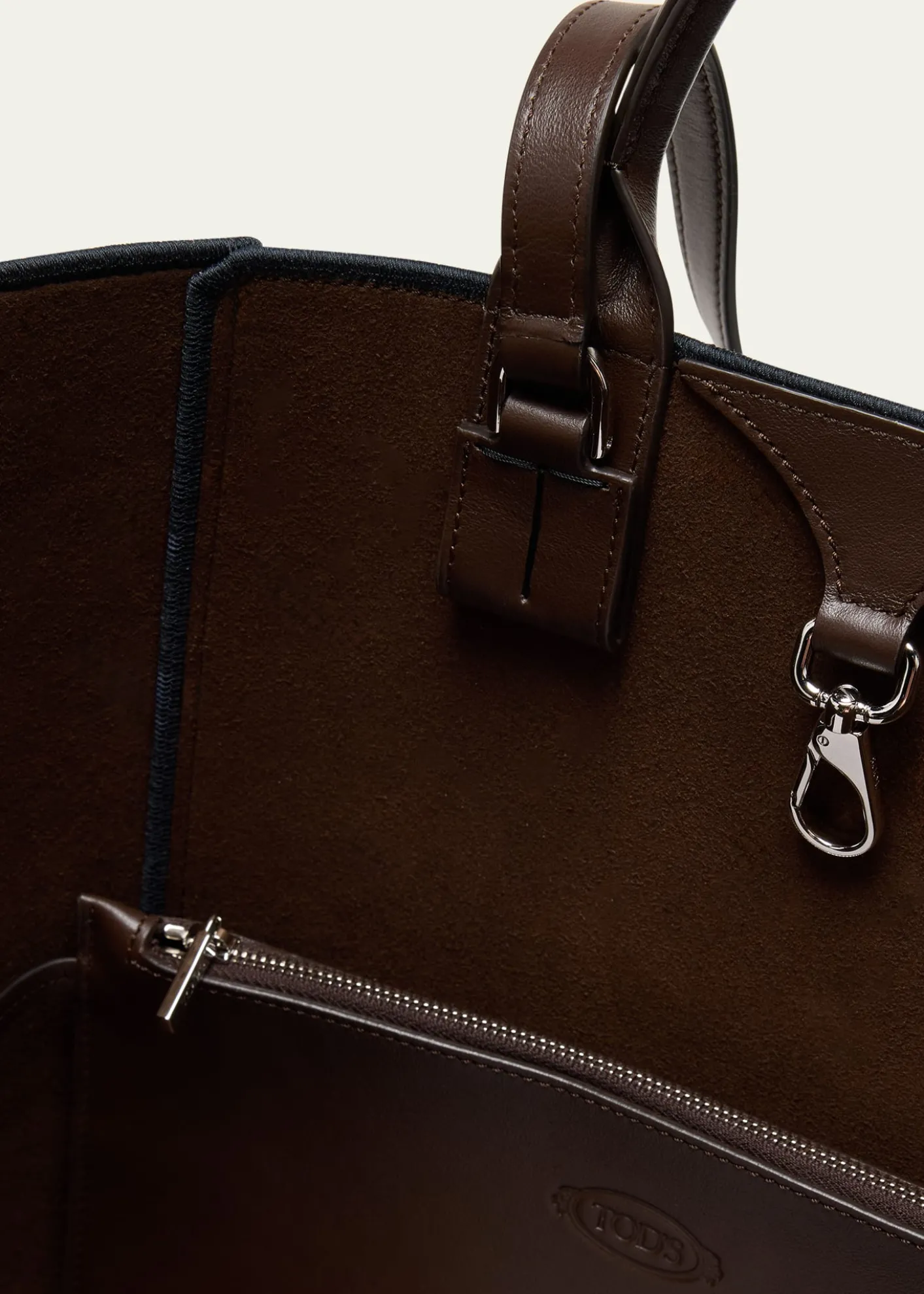 Tod'sChain-Link Denim Top-Handle Bag