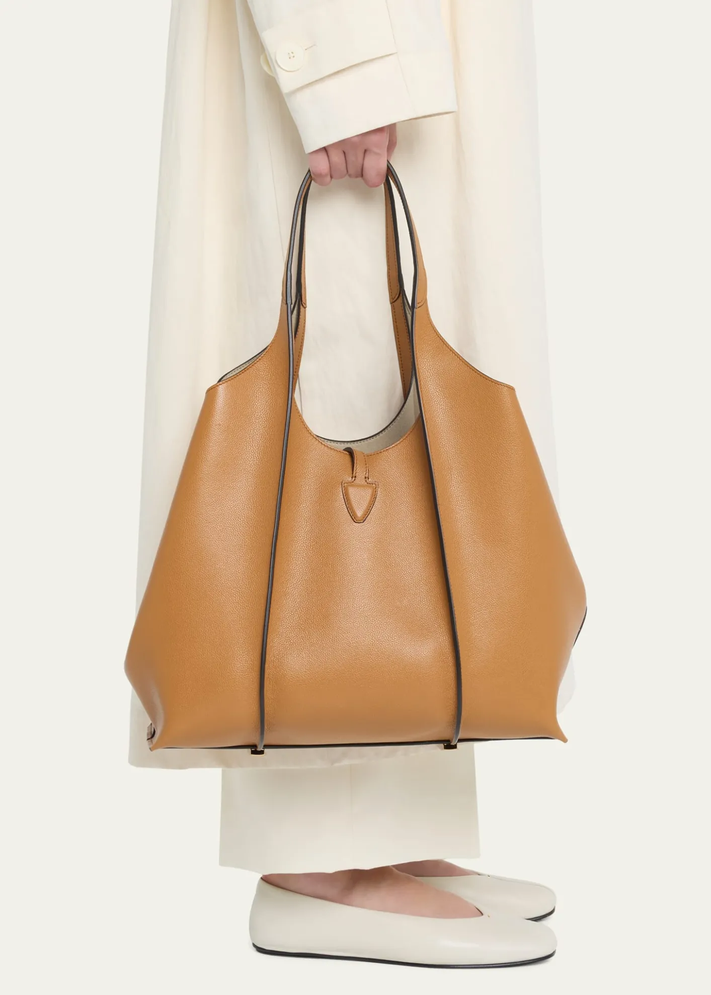 Tod'sMedium Leather T Timeless Tote Shopping Bag