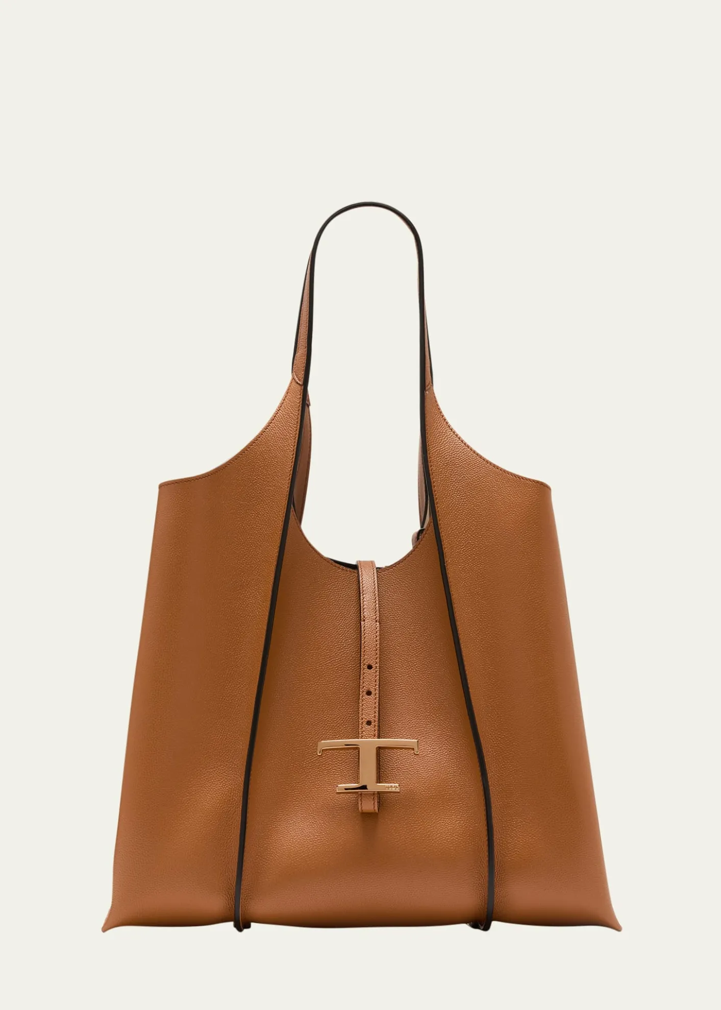 Tod'sMedium Leather T Timeless Tote Shopping Bag