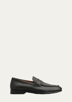 Tod'sMen's Mocassino Gomma Leather Penny Loafers