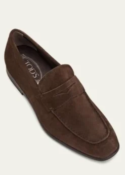 Tod'sMen's Moccasino Suede Penny Loafers