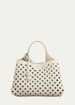 Tod'sMicro Timeless T Cutout Leather Shoulder Bag