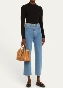 Tod'sMini Leather T Timeless Tote Shopping Bag