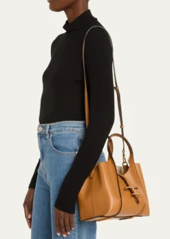 Tod'sMini Leather T Timeless Tote Shopping Bag