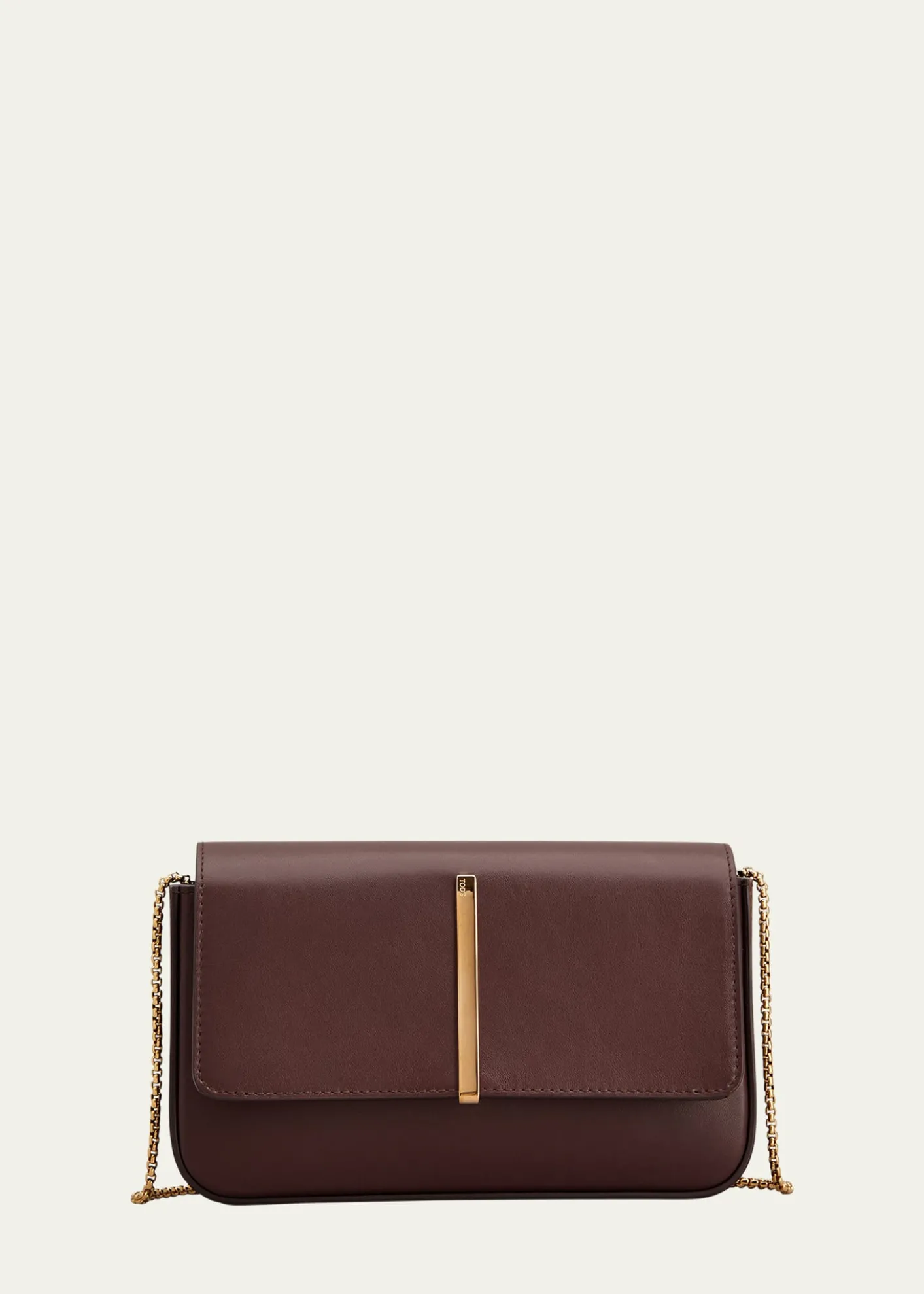 Tod'sMini Metal Bar Leather Shoulder Bag