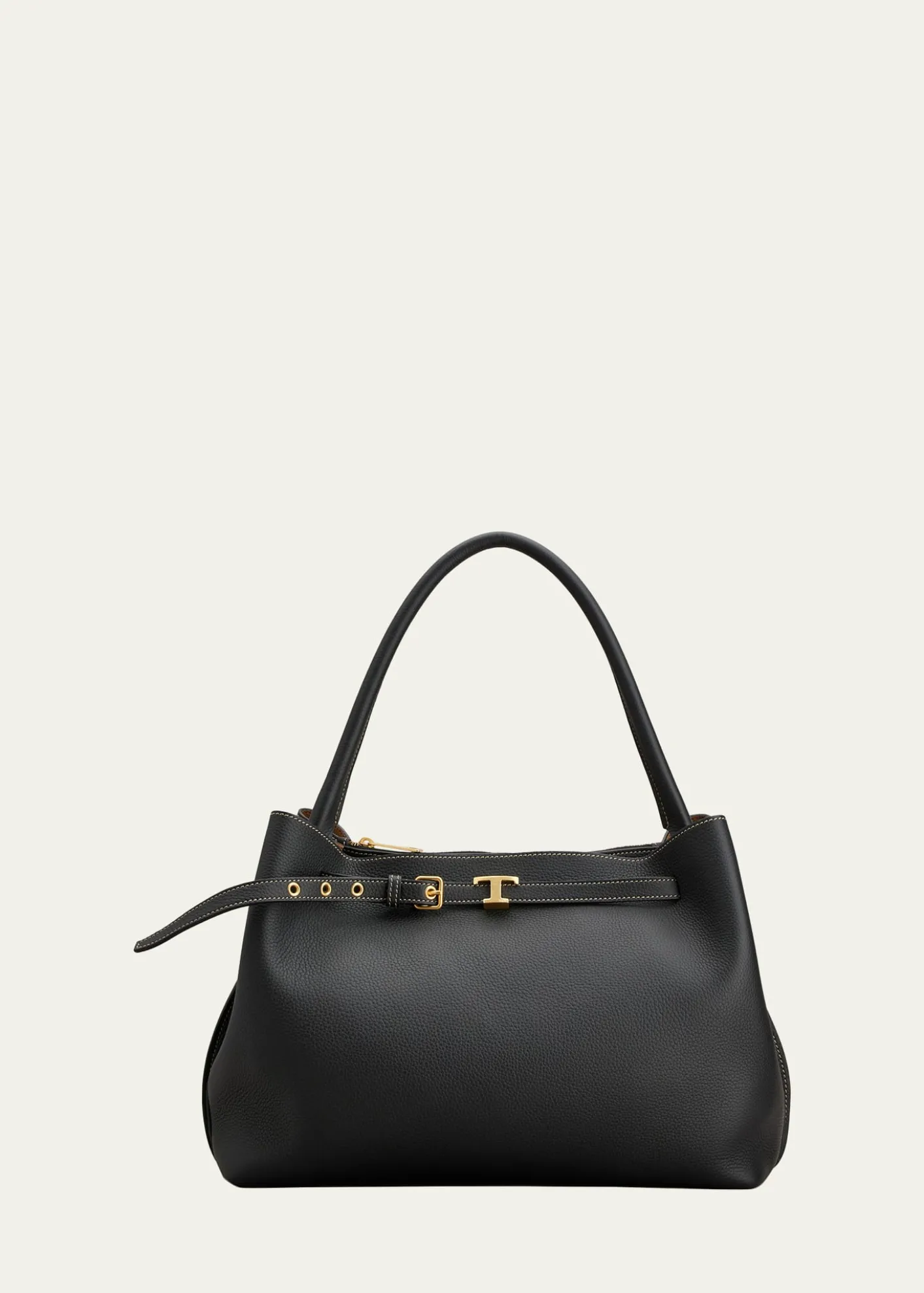 Tod'sSmall Timeless T Belted Leather Shoulder Bag