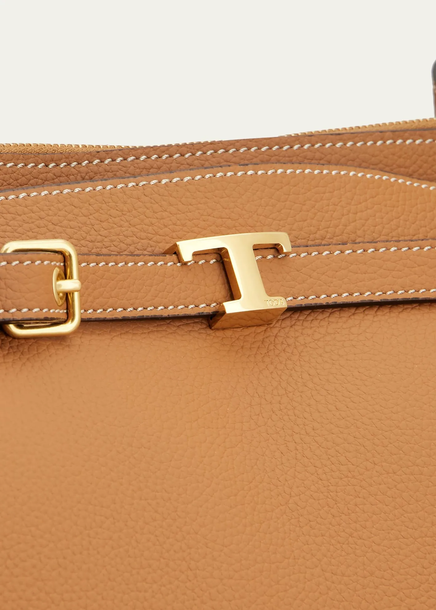 Tod'sSmall Timeless T Belted Leather Shoulder Bag
