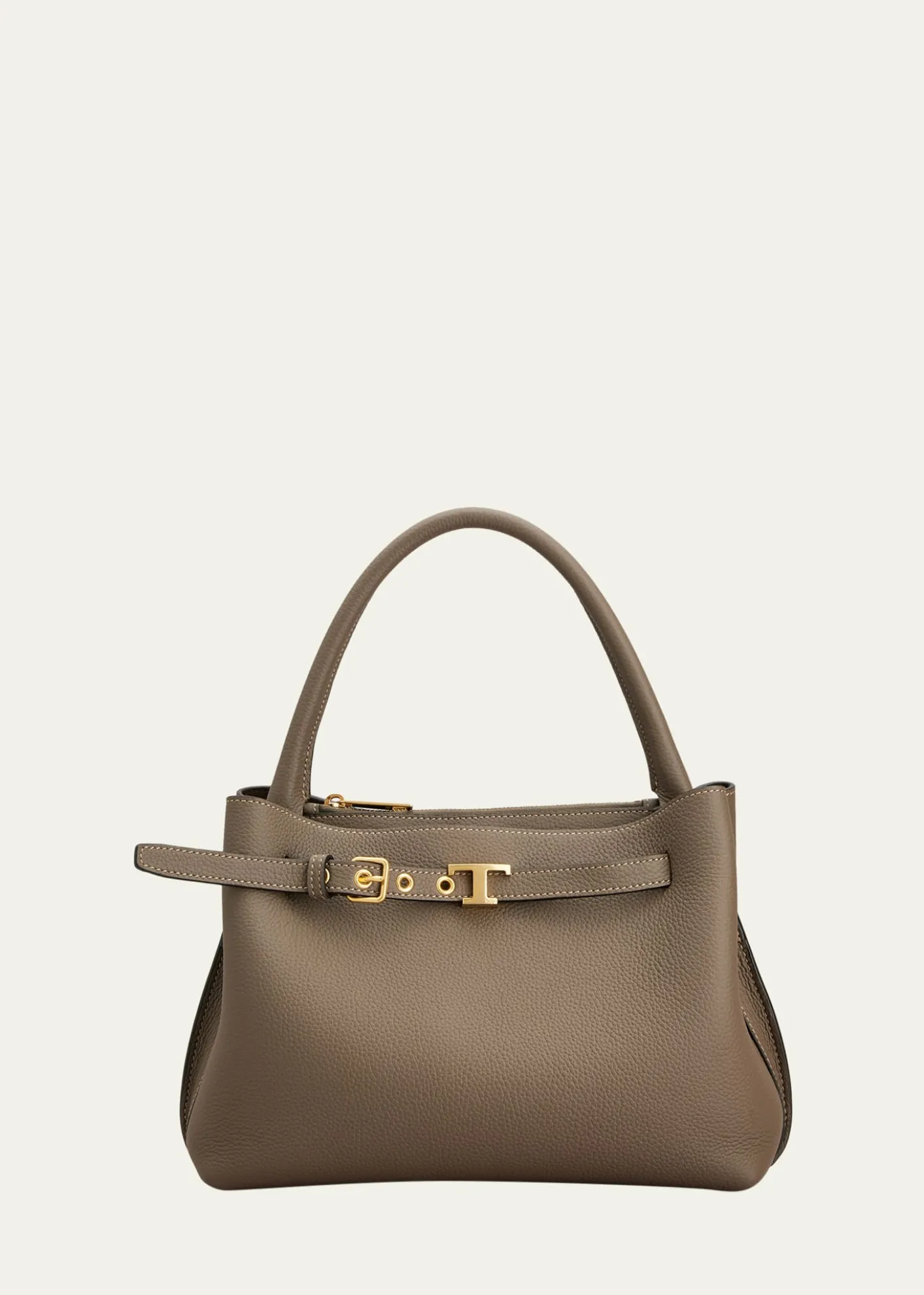 Tod'sT Timeless Belted Leather Top-Handle Bag