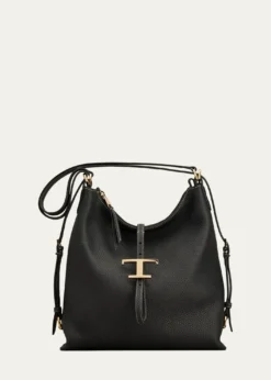 Tod'sT Timeless Grain Leather Shoulder Bag