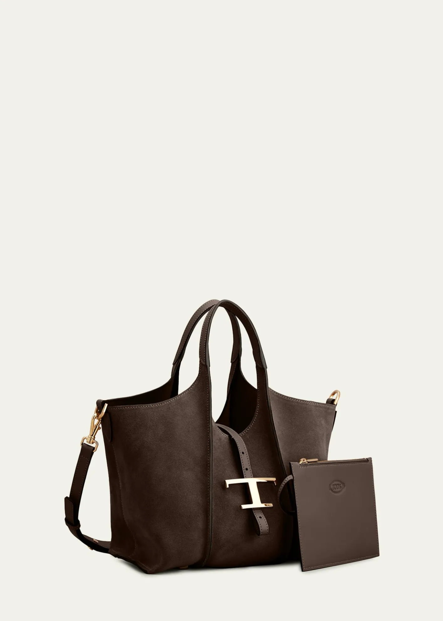 Tod'sT Timeless Suede Shopping Tote Bag