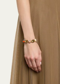 TOHUM DesignConcha Large Puka Bracelet, Yellow