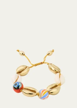 TOHUM DesignConcha Large Puka Bracelet, Yellow