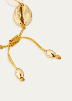 TOHUM DesignConcha Large Puka Bracelet, Yellow