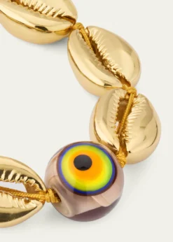 TOHUM DesignConcha Large Puka Bracelet, Yellow Gold
