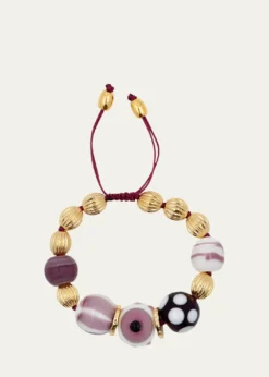 TOHUM DesignTohum One-of-a-Kind Charm Bracelet, Yellow-White