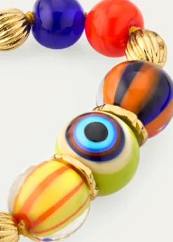 TOHUM DesignTohum One-of-a-Kind Charm Bracelet, Multi Yellow