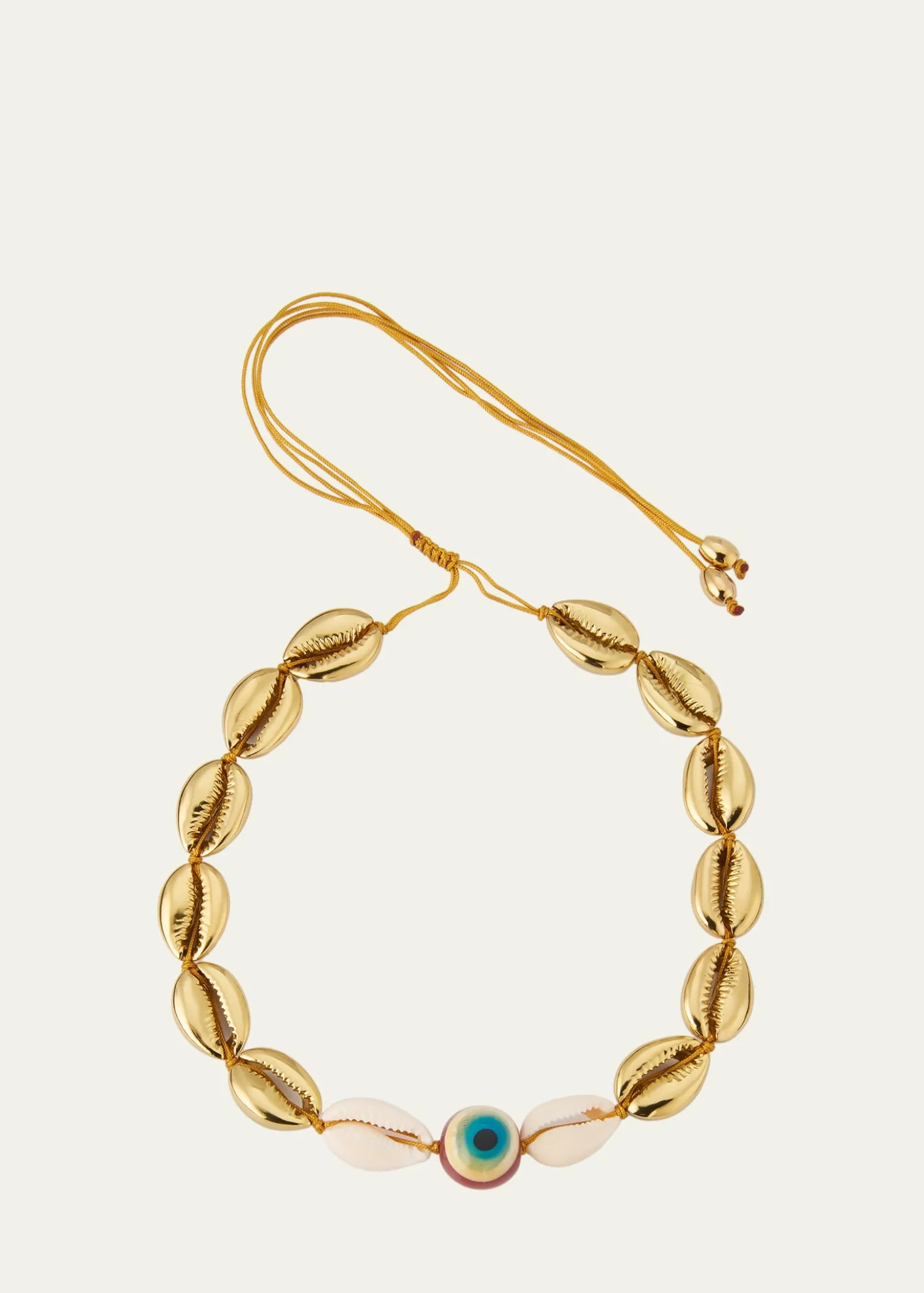 TOHUM DesignConcha Large Puka Necklace, Yellow