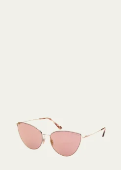 TOM FORDAnais Metal Cat-Eye Sunglasses