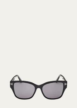 TOM FORDElsa Polarized Acetate Butterfly Sunglasses