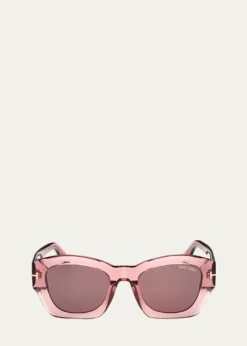 TOM FORDGuilliana Acetate Geometric Sunglasses