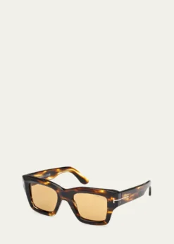 TOM FORDIlias Acetate Square Sunglasses