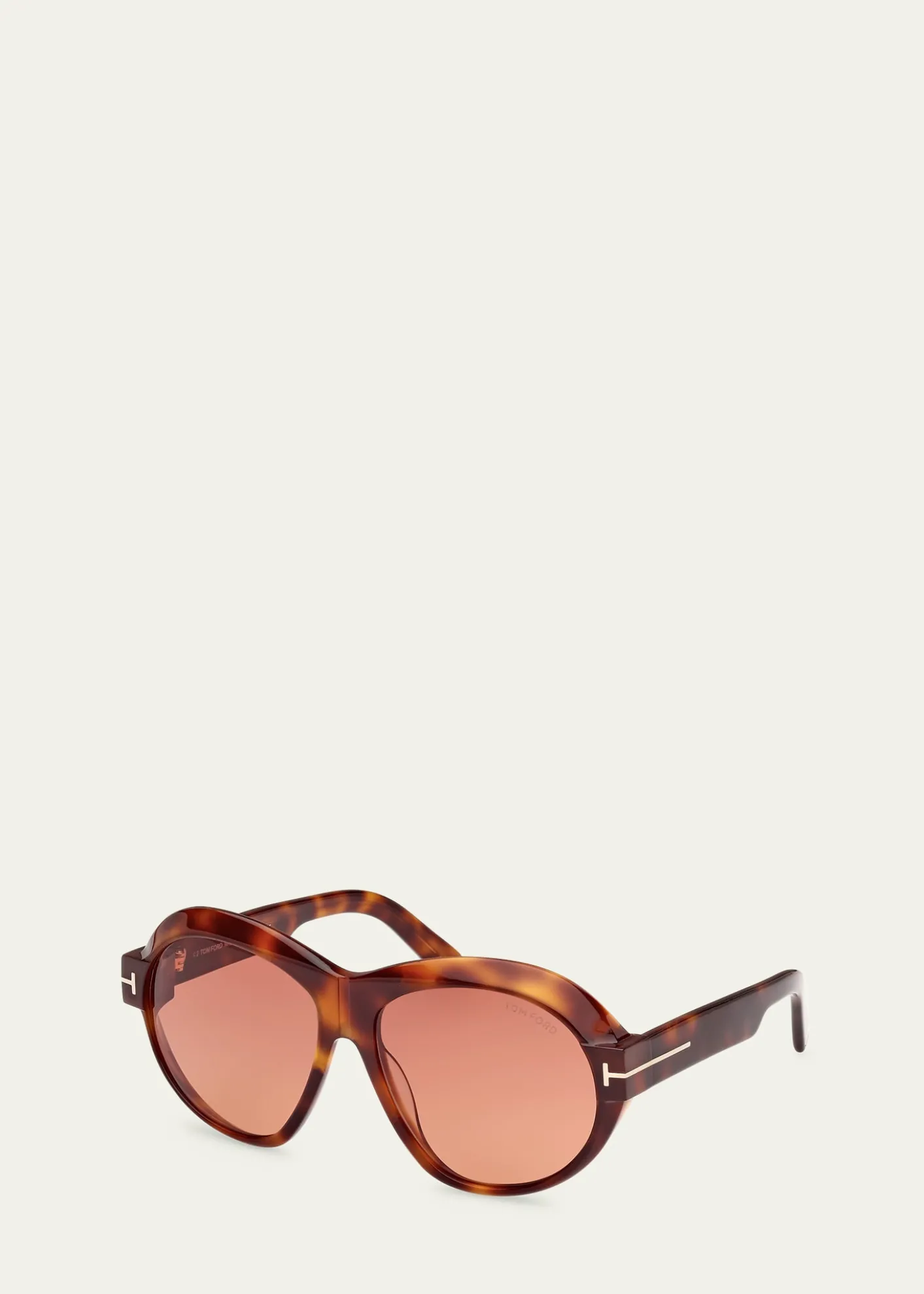 TOM FORDInger Acetate Round Sunglasses