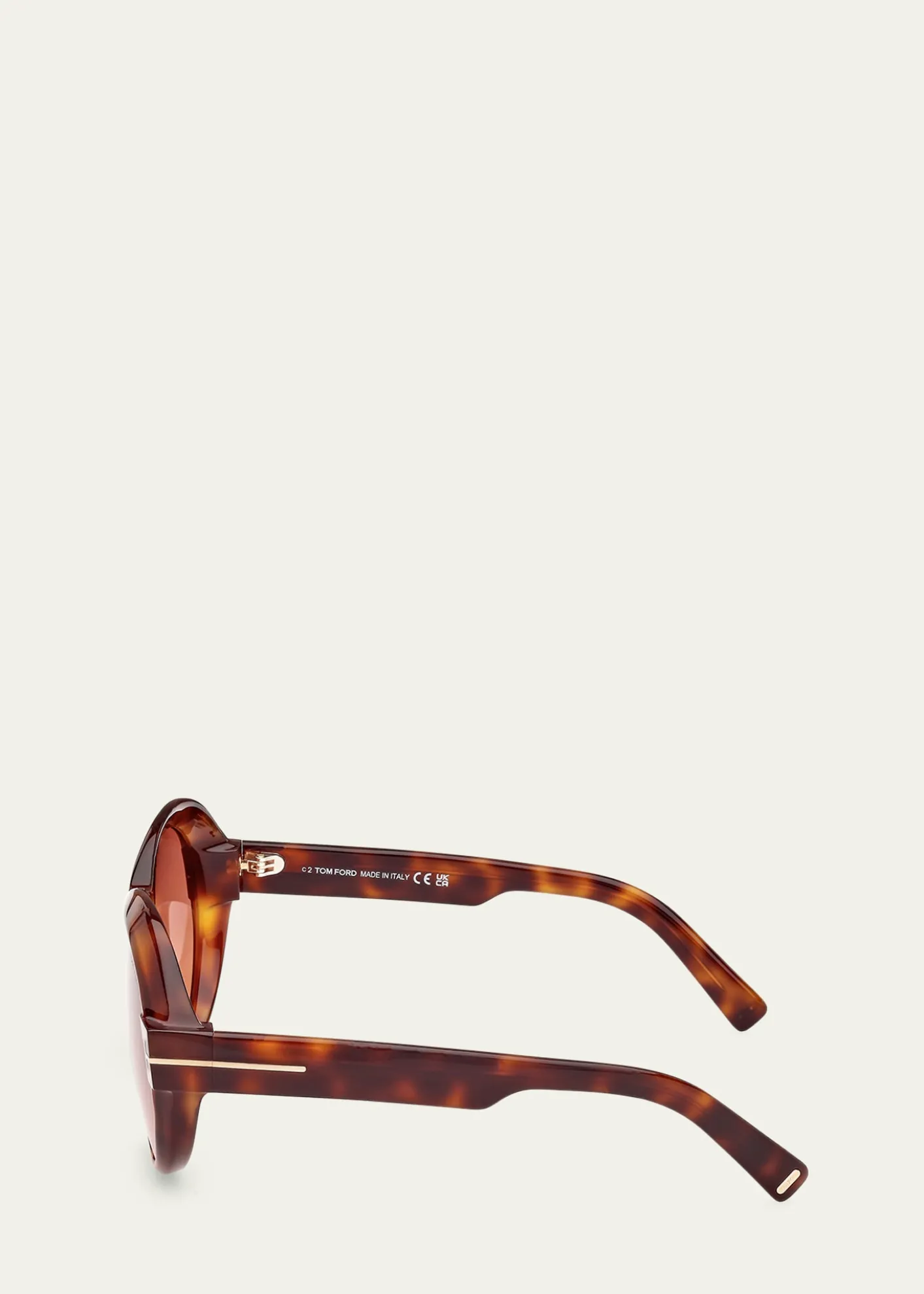 TOM FORDInger Acetate Round Sunglasses
