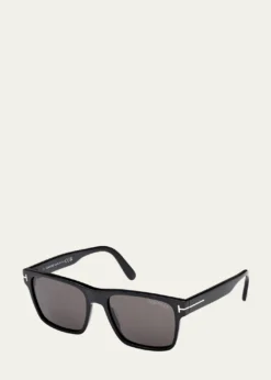 TOM FORDMen's Calder Acetate Square Sunglasses