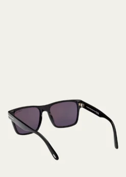 TOM FORDMen's Calder Acetate Square Sunglasses