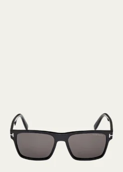 TOM FORDMen's Calder Acetate Square Sunglasses