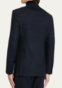 TOM FORDMen's Check Single-Breasted Suit