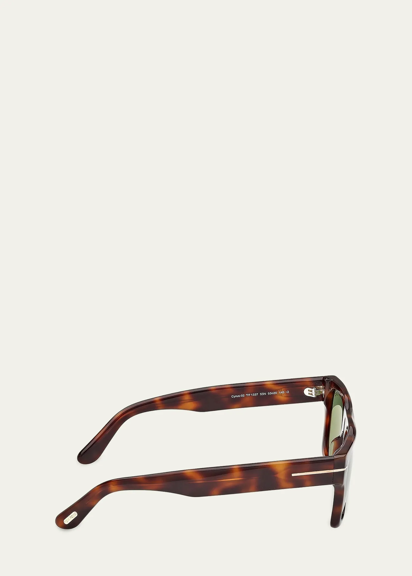 TOM FORDMen's Cyrus 02 53mm Square Acetate Sunglasses