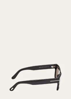 TOM FORDMen's Cyrus 02 53mm Square Acetate Sunglasses