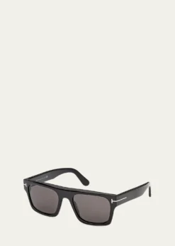 TOM FORDMen's Cyrus 02 53mm Square Acetate Sunglasses