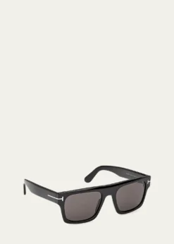 TOM FORDMen's Cyrus 02 53mm Square Acetate Sunglasses