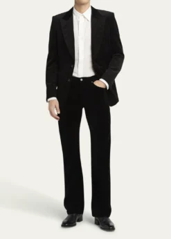 TOM FORDMen's Dyllan Velvet Polka Dot Dinner Jacket